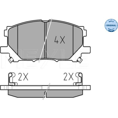 Bremsbelagsatz Toyota P. Lexus Rx300 03 | 252398916