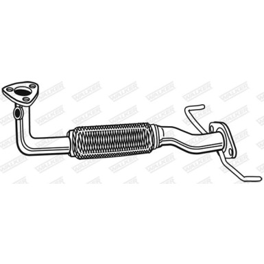 62 / Auspuffrohr Vorne | Mazda 626 1.8i 77kw 91-97 | 4072