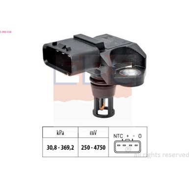 Sensor, Abgasdruck | 1.993.158