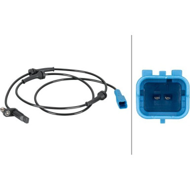 HELLA Sensor, Raddrehzahl HELLA Sensor, Raddrehzahl