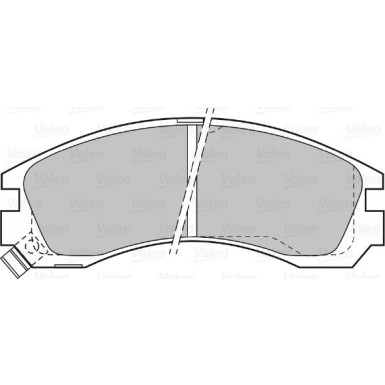 VALEO Bremsbeläge 598517