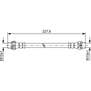 Bremsschlauch | BMW X5,X6 | 1987481582