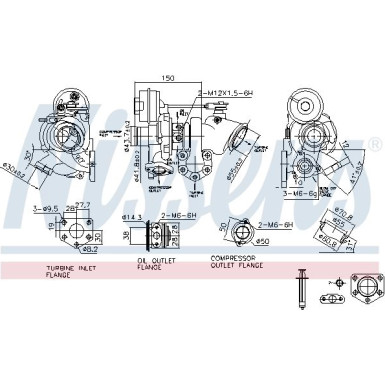 Nissens Turbo FIAT Panda,LANCIA 07 FACTORY NEW 93447