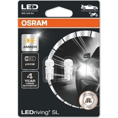 OSRAM W5W LEDriving SL Orange 12V Blister 2 Stück