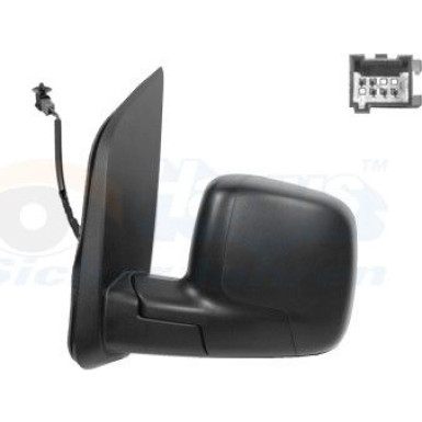 Außenspiegel Fiat Fiorino konvex schwarz OE 8153VH HAGUS 1748807