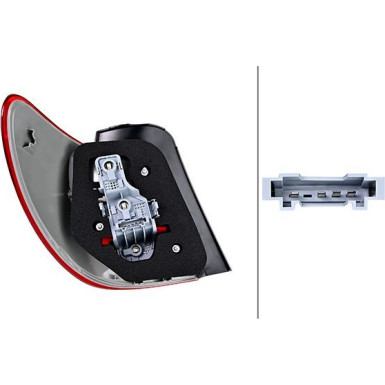 HECKLEUCHTE HELLA | MERCEDES B-KLASSE W246 11-18 | 2SD 354 872-021 HECKLEUCHTE HELLA | MERCEDES B-KLASSE W246 11-18 | 2SD 354 872-021