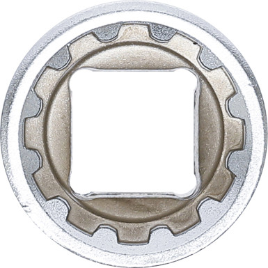 BGS Steckschlüssel-Einsatz Gear Lock | Antrieb Innenvierkant 12,5 mm (1/2"""") | SW 19 mm | 10219