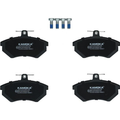 KAMOKA Bremsbelagsatz, Scheibenbremse JQ1012578