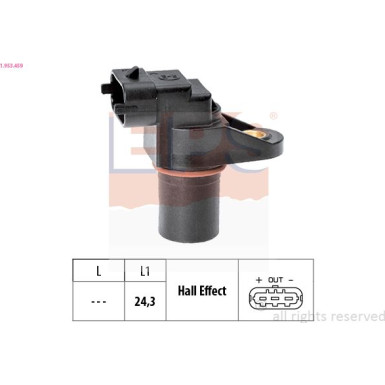 Sensor, Nockenwellenposition Made in Italy - OE Equivalent 1.953.459