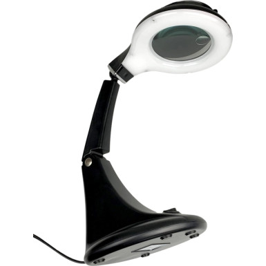 OK-06.0361 Werkstattlupe X 3 - X 12, Mit Led-Hintergrundbeleuchtung