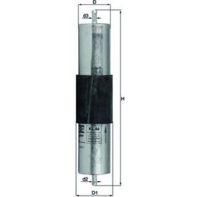 MAHLE Kraftstofffilter | KL 66