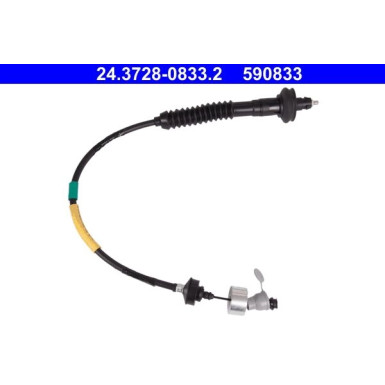 24.3728-0833.2 Seilzug, Kupplungsbetätigung