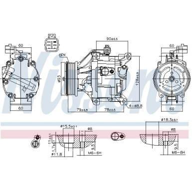 Kompressor PKW TOYOTA COROLLA 01- 1,4I/16V FIRST FIT 890036