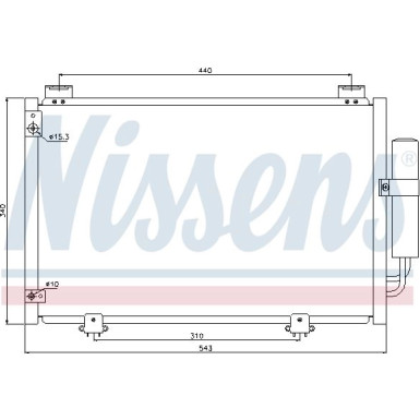 Kondensator PKW TOYOTA Yaris 99 FIRST FIT 94581