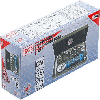 BGS Steckschlüssel-Satz | Antrieb 6,3 mm (1/4"""") | 28-tlg | 2143