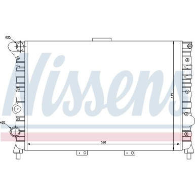 Wasserkühler PKW | ALFA 156 1,6 97-01 mit Klima | 60038