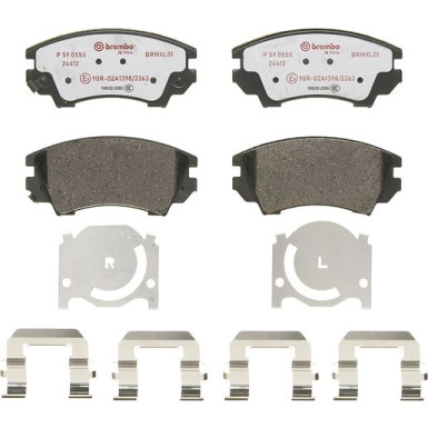 BREMBO Bremsklötze Xtra VA OPEL Astra, Insigna 08-17 XTRA LINE P 59 055X BREMBO Bremsklötze Xtra VA OPEL Astra, Insigna 08-17 XTRA LINE P 59 055X