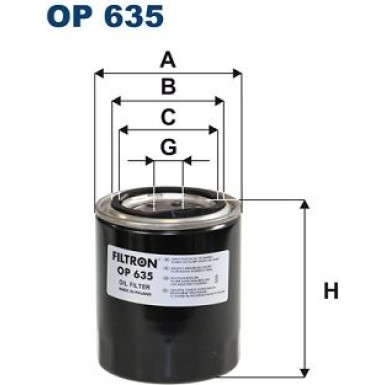FILTRON Ölfilter | OP 635