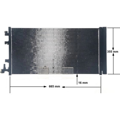 Kondensator, Klimaanlage BEHR AC 630 000S