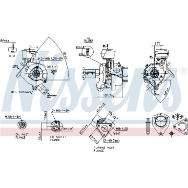 Nissens Turbo AUDI,SKODA,VW 00 FACTORY NEW 93038