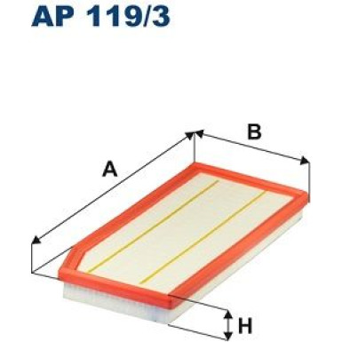 FILTRON Luftfilter | AP 119/3