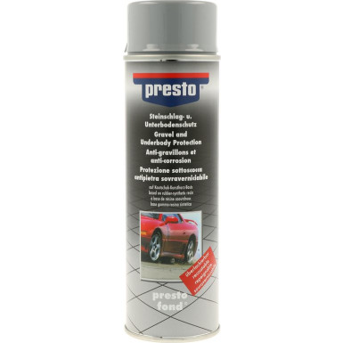 Presto Steinschlag-Unterbodenschutz überlackierbar hell Spray 500ml | 306031 Presto Steinschlag-Unterbodenschutz überlackierbar hell Spray 500ml | 306031