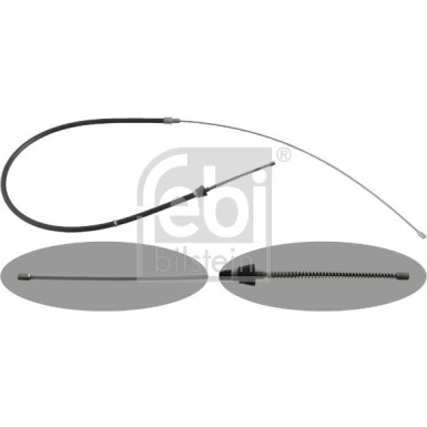 FEBI BILSTEIN Handbremsseil Seilzug Festellbremse