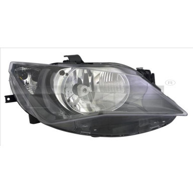 Scheinwerfer R H4 +LWR SCHWARZ/CHROM | SEAT IBIZA V 3,12-12,16 | 5664,513,2