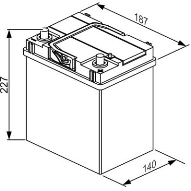 S4 018 BOSCH | PKW-Batterie | 12V 40Ah 330A | 0 092 S40 180