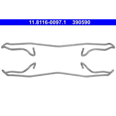 Feder, Bremssattel | 11.8116-0097.1