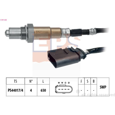 EPS Lambdasonde 1.997.585 Made in Italy - OE Equivalent