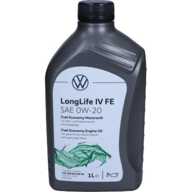 Original VW Motoröl Longlife IV FE 0W-20 GS60577C2 1 Liter