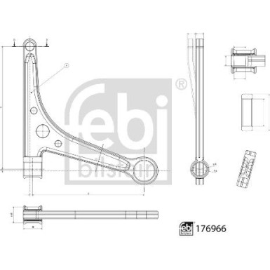 Querlenker VA li | VW T4 90 | 176966 Querlenker VA li | VW T4 90 | 176966
