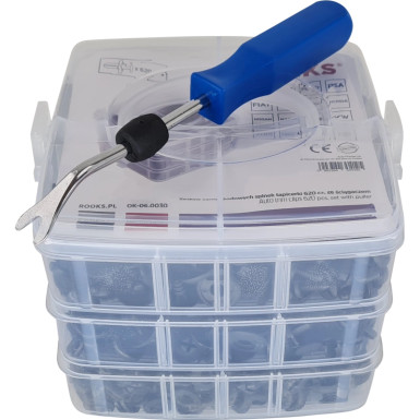 OK-06.0030 Satz Autopolsterclips 620 Cz, Mit Kappenabzieher