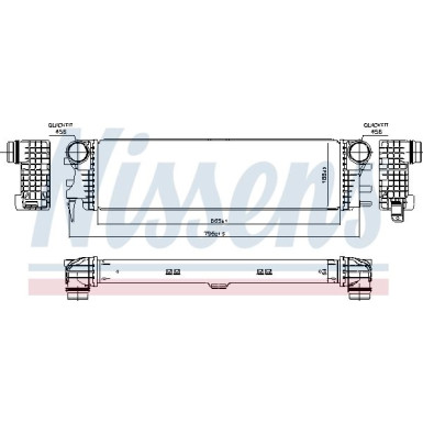 Ladeluftkühler PKW Mercedes V-Klasse 14 FIRST FIT 96017