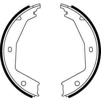 GS8668 Bremsbackensatz, Feststellbremse GS8668 Bremsbackensatz, Feststellbremse
