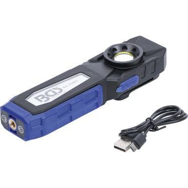 BGS COB-LED-Werkstattleuchte mit Magnet und Haken | klappbar | 70051