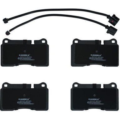 KAMOKA Bremsbelagsatz, Scheibenbremse JQ101215