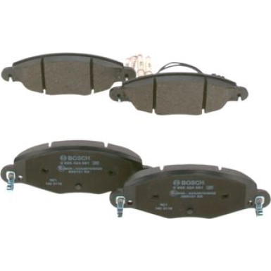 Bremsklötze | CITROEN C5 | 0 986 424 581