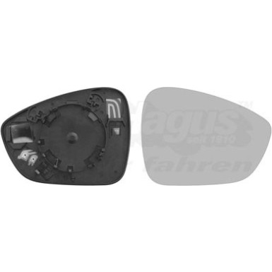 Spiegelglas, Außenspiegel Citroen C4 Picasso konvex OE 16 094 335 80 HAGUS 979836
