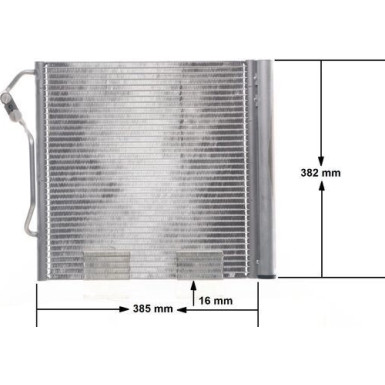 Kondensator, Klimaanlage BEHR AC 451 000S