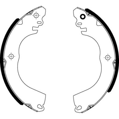 91082000 Bremsbackensatz 91082000 Bremsbackensatz