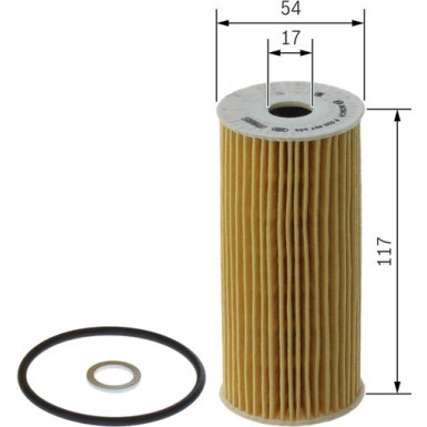 Ölfiltereinsatz | KIA Stinger 17 | F 026 407 333