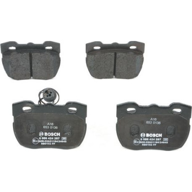 Bremsklötze | LAND ROVER | 0 986 424 287