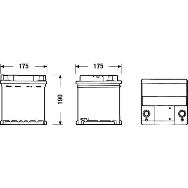 EXIDE Starterbatterie | EC400