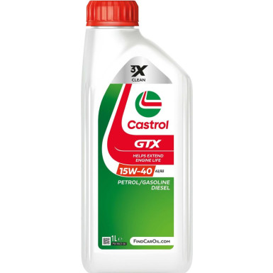 CASTROL GTX 15W-40 | 1 Liter | 15F627