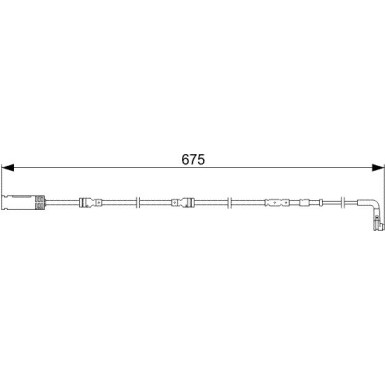 1 987 473 051 Warnkontakt, Bremsbelagverschleiß