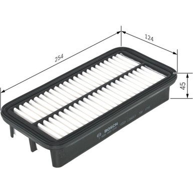 Luftfilter | HYUNDAI Getz | F 026 400 016
