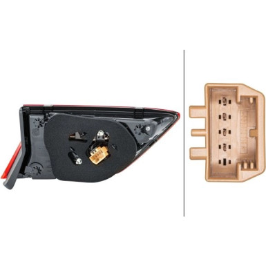 HECKLEUCHTE R 12 V HELLA | VW TIGUAN 16 | 2SA 012 520-081 HECKLEUCHTE R 12 V HELLA | VW TIGUAN 16 | 2SA 012 520-081