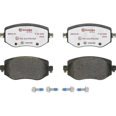 BREMBO Bremsklötze XTRA VA | RENAULT Megane 15 | P 68 068X BREMBO Bremsklötze XTRA VA | RENAULT Megane 15 | P 68 068X